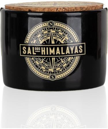Quinta de Jugais Himalayan Black Salt Salt from Portugal 150g Ceramic Jar 100% Natural Gourmet Product