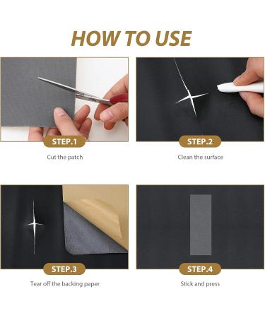 6 Pieces Upholstery Patch Sofa Couch Carpet Scratches Patch Velvet Repair Patch Self Adhesive Flannel Fabric Patch for Furniture Car Seats Jeans Hand Bag Jackets  11.81 x 7.87 Inch (Gray) - Buy Online on GoSupps.com