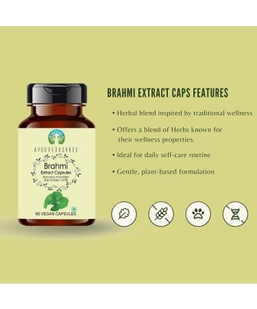 Brahmi Extract 500mg - 60 Vegetarian Capsules|Bacopa Monnieri Bacosides| All Natural | 100% Vegan | Gluten-Free. Brahmi 60 Count (Pack of 1) - Buy Online on GoSupps.com