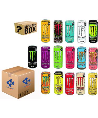 THE FORTUNE GROUP LONDON LTD Monstar Energy Drink 500ml Assorted Flavours 500ml Monster Energy Drink Sugar Free Monstar Energy Drink Juice All Flavours 12 x 500ml
