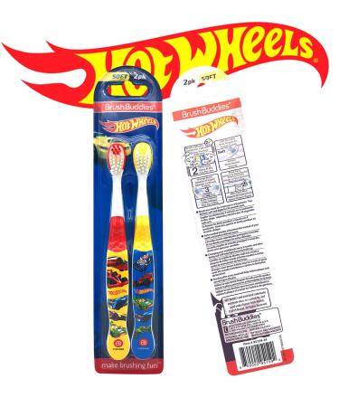 Happy Brushing Time Kids Toothbrush Kit - Soft Bristle Manual Toothbrush with Cover Cap, Rinsing Cup & Extra Brushes - Buy Online on GoSupps.com
