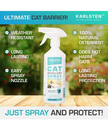 Karlsten Cat Repellent Anti Fouling spray Natural Humane Cat Deterrent Citronella 500 ML - Buy Online on GoSupps.com
