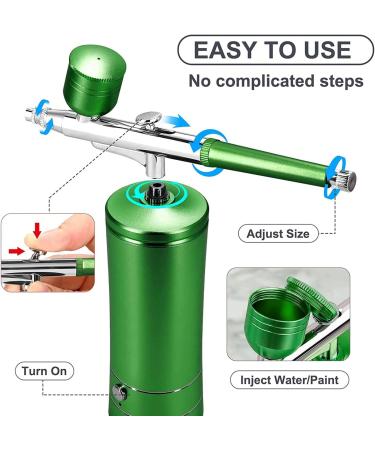 kzxbty Part Kit Auto Handheld Sprayer with 0.3mm Tip Portable Air Brushes for Painting Tattoo Nail Art Model Coloring - Buy Online on GoSupps.com