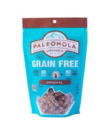 Paleonola  Grain Free Granola Original Flavor  Non-GMO, Grain, Soy, Gluten, Dairy Free  Low Carb Protein Snack For A Healthy Breakfast 10 Ounce (Pack of 1)