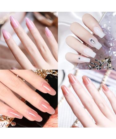 Poly Nail Gel Kit - 8 Colors Builder Gel All-in-one Set by Finger Queen Kit 01 - Buy Online on GoSupps.com