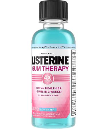 Listerine Gum Therapy Anti-Plaque & Gingivitis Travel Mouthwash 95mL - Glacier Mint - Buy Online on GoSupps.com