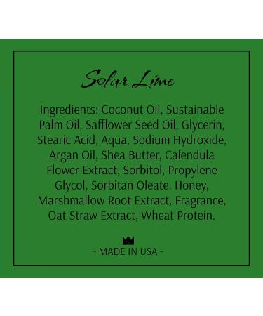 Alien Shave Premium Shaving Soap for Men - Solar Lime 4 Oz (1-Pack) | Coconut Oil & Glycerin Infused - Buy Online on GoSupps.com