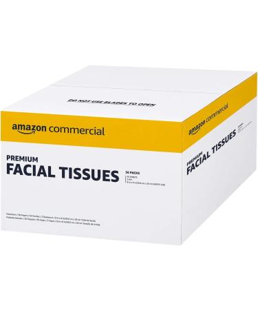 AmazonCommercial 2-Ply White Cube Box Facial Tissue (36 Boxes) | Bulk Business Size | FSC Certified | 95 Sheets per Roll | 8 x 8 Sheet Size - Buy Online on GoSupps.com