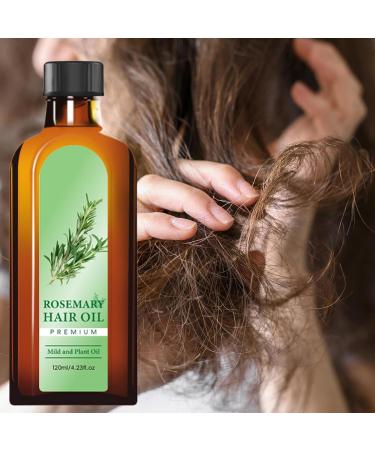 Hair oil 120 ml antifrizz root stimulator hair loss oil for nighttime use daily routine before showering after haircut in preparation for styling at home and 1 ml 1er Pack - Buy Online on GoSupps.com