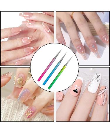 Liner Brushes - Professional Brushes | Brush for Long Thin Details Fine Drawing Liner Brush Polish Painting 7/9/11mm - Buy Online on GoSupps.com