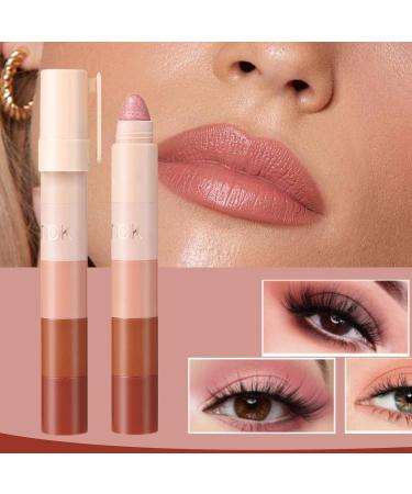  Generisch Shimmer Eyeshadow Pencil Shimmer Cream Eyeshadow Pencil Eyeshadow Pencil Lipstick and Lipstick Eyeshadow Pencil Full Coverage for Girls - Buy Online on GoSupps.com