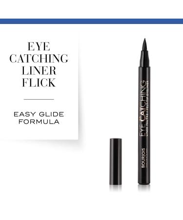 Bourjois Eye Catching Feutre Eyeliner 01 Black - Best Long-lasting Liquid Eyeliner | International Shipping Available - Buy Online on GoSupps.com