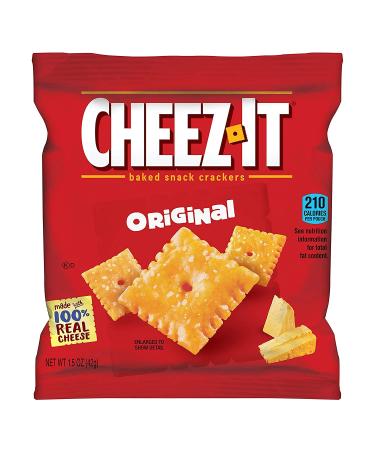 Cheez-It Original Cheese Crackers 1.5 oz Single Serve Bag (Pack of 36) - School Lunch Snack - Buy Online on GoSupps.com