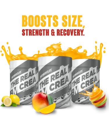 Real Crea Micronized Flavoured Creatine Tropical Madness - 50 Servings (150g) - Best International Shipping - Buy Online on GoSupps.com