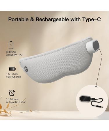 Eye Massager with Heat for Migraine Relief & Eye Care | Reduce Strain Improve Sleep - Perfect Birthday Gifts for Men & Women - Buy Online on GoSupps.com