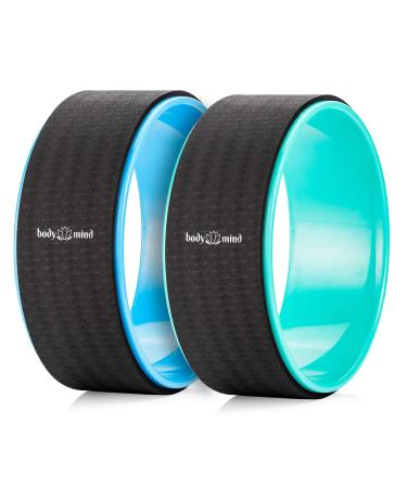 Yoga Wheel Fitness Dharma Wheel for Asanas and Back Stretching Yoga Roll for Stretching Green