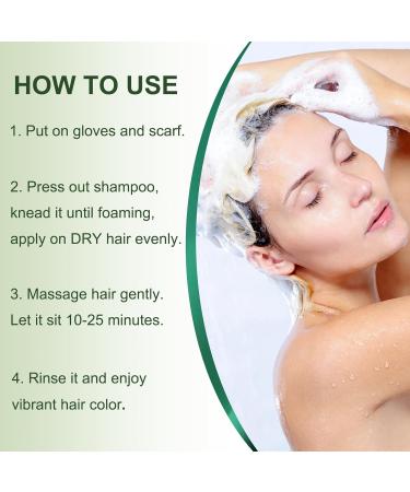 3 in 1 Hair Color Dye Shampoo for Gray Hair - Long Lasting Tea Tree Black for Men & Women - 500ML - Buy Online on GoSupps.com