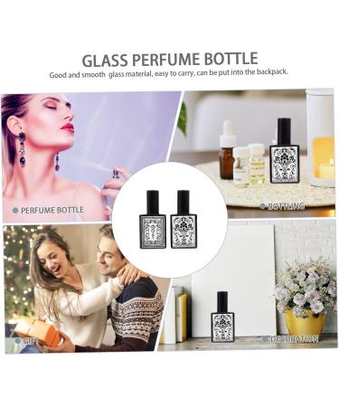 FRCOLOR Liquid Travel Containers perfume travel container mini scent pump oil spray Empty Spray spray spray mist spray Glass face square Terrarium Tank 8X3.5X2CM Black - Buy Online on GoSupps.com