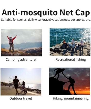 Midge Head Net 4pcs Anti Bug Mosquito Net Mesh of Mesh of Fine Mesh Mesqu - Buy Online on GoSupps.com