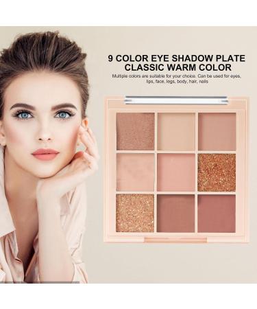 Palettede maquillage fard paupi res | d'ombres paupi res mates imperm ables de 9 couleurs Paillettes hautement pigment es de maquillage paillettes mates de luxe longue dur e p 7184-02# Milk tea crushed ice - Buy Online on GoSupps.com