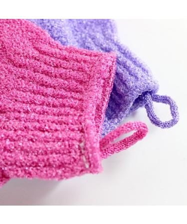 12 Pcs Exfoliating Shower Bath Gloves for Spa Massage - Dead Skin Cell Remover for Men, Women, and Children - Buy Online on GoSupps.com
