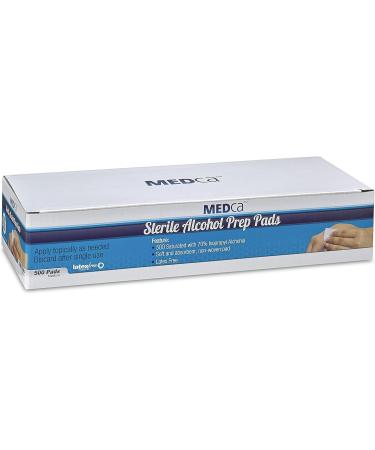 Alcohol Prep Pads Sterile Medium 2-Ply Cotton Gauze - Individually Wrapped (500 Count) - Buy Online on GoSupps.com