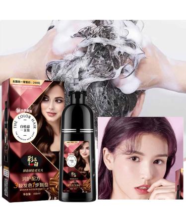 Tuxxjzm Hair color shampoo color shampoo hair dye natural hair color shampoo longlasting shampoo for hair care without bleach shiny and supple lilac 1 piece 1er Pack - Buy Online on GoSupps.com
