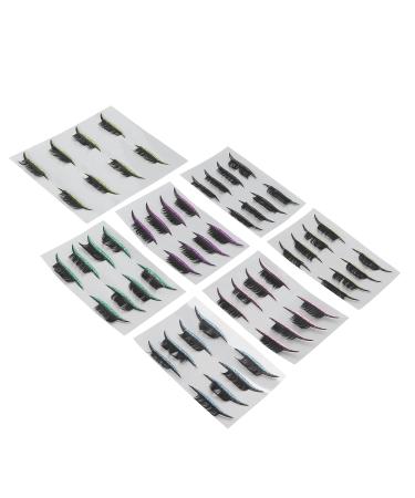 28 Pairs Reusable False Eyelashes - 7 Colors Makeup Stickers for Women & Girls | International Shipping - Buy Online on GoSupps.com