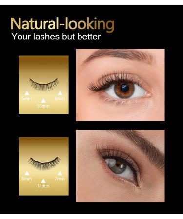 Larbois Magnetic Eyelashes 5 Pairs with Eyeliner Kit - Easy to Wear, Comfortable & Reusable False Lashes in Natural to Gorgeous Styles - No Glue Needed - Buy Online on GoSupps.com