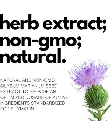 Clean Label Milk Thistle Extract with 80% Silymarin Supports Liver Health and Immune System Liver Detox Supplement 120 Veg Capsules 120 Capsules - Buy Online on GoSupps.com