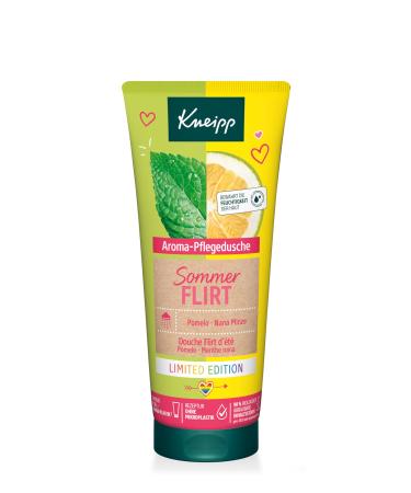 Kneipp aroma care shower summer flirt - Limited Edition shower gel with extracts from Pomelo & Nana Mint - The vegetable care formula improves the skin feeling during & after showering - 200ml