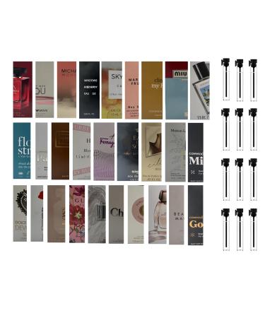 Women's Designer Fragrance Perfume Sampler Set 12 Luxury Fragrance Vials Perfect for Travel