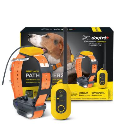 Dogtra Canada Pathfinder 2 GPS Dog Tracker e Collar 8 KM Long Range LED Light No Monthly fees Free App Waterproof Smartwatch Control Satellite Real Time Tracking Multiple Dogs Smartphone Required PathFinder 2 - Canada Warranty