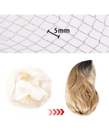 Invisible Blonde Hair Nets for Ballet & Gymnastics - 20inch (24PCS) - Buy Online on GoSupps.com