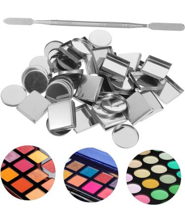  Healeved Healeved Elegant Storage - 31 Round and Square Metal Trays for Mixing Blush Eyeshadow and Lipstick (Australia) - Buy Online on GoSupps.com