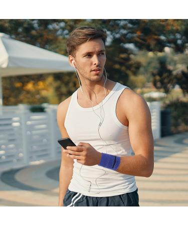 Ouligay 4 Pack Welding Tape Wristbands - Zipper Sweatband & Pocket for Fitness Jogging Running & Cycling - Buy Online on GoSupps.com