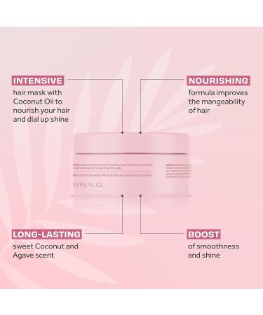Lee Stafford Coco Loco Agave Coconut Shine Mask Treatment 200ml | Hydrating Hair Care for All Hair Types | International Shipping - Buy Online on GoSupps.com