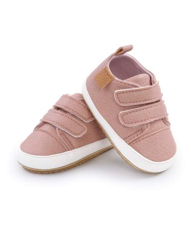 MK MATT KEELY Baby Girl First Walking Shoes Anti-Slip Soft PU Leather Sneakers for Infant Toddler 6-12 Months Pink Style2 - Buy Online on GoSupps.com