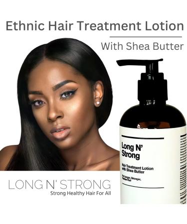 Long N Strong Treatment Lotion with Shea Butter - Moisturizing & Strengthening Lotion for All Hair Types - 8 Fl Oz (240 ml - Buy Online on GoSupps.com