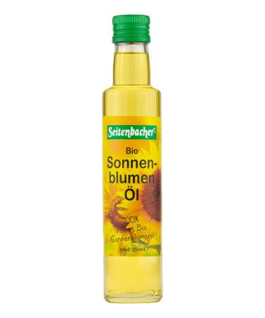 Seitenbacher Organic Sunflower Oil I First Pressing I Cold Pressed I Native I (1x250 ml) - Buy Online on GoSupps.com
