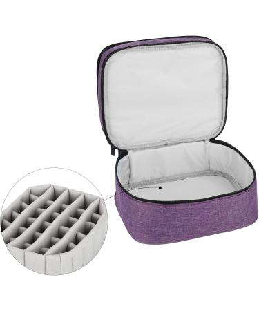 Horsande Nail Polish Bag Organizer - Stylish Purple Storage for Nail Art | Shop Internationally - Buy Online on GoSupps.com