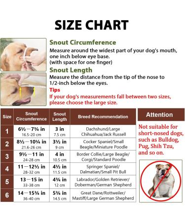 Mayerzon Dog Muzzle - Breathable Silicone Anti-Barking & Chewing Muzzle (Size 5-13/4 in Black) - International Shipping Available - Buy Online on GoSupps.com