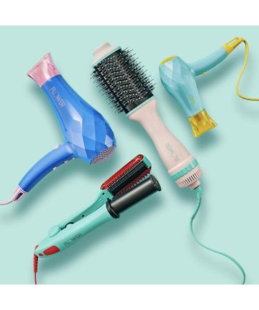 Flower Beauty Ceramic Hot Air Styling Brush - Professional Volume & Shine Tangle-Free Drying - 3 Heat/Cool Settings for All Hair Types - International Shipping Available - Buy Online on GoSupps.com
