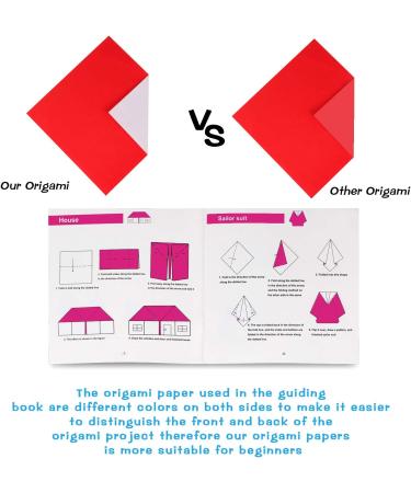 Origami Kit for Kids - 120 Sheets of 6x6 Inch Square Easy Folding Paper with Instructions Book - Fun Activity for Beginners - Ideal Birthday or Christmas Gift - Buy Online on GoSupps.com