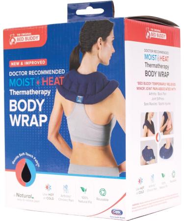 Bed Buddy Microwave Heating Pad - Body Wrap for Hot/Cold Therapy, Relief for Cramps, Muscle & Joint Pain, Headaches, Hot Flashes - Buy Online on GoSupps.com