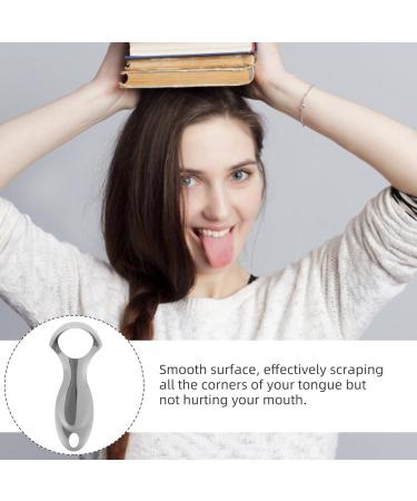 Beavorty Stainless Steel Tongue Scraper - Mini Oral Care Tool for Adults & Kids | Effective Dental Hygiene Supplies - Buy Online on GoSupps.com