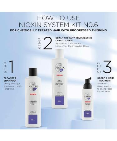 Nioxin System 6 Hair Treatment Conditioner 1L - For Chemically Treated Hair with Thinning Scalp - Pack of 1 - Buy Online on GoSupps.com