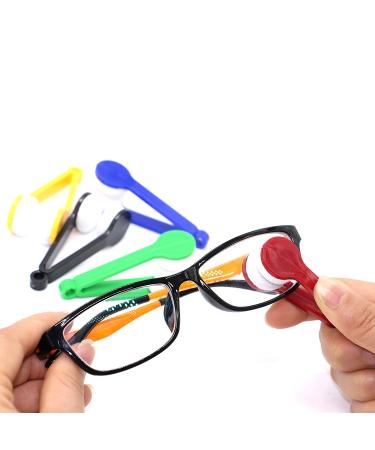 12 Pcs Mini Sun Glasses Eyeglass Microfiber Spectacles Cleaner Soft Brush Cleaning Tool Mini Microfiber Glasses Eyeglasses Cleaner Cleaning Clip (Random Color) - Buy Online on GoSupps.com