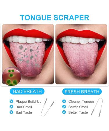 Stainless Steel U-Shaped Tongue Cleaner | Safe & Comfortable Tongue Scraper for Oral Hygiene - Buy Online on GoSupps.com