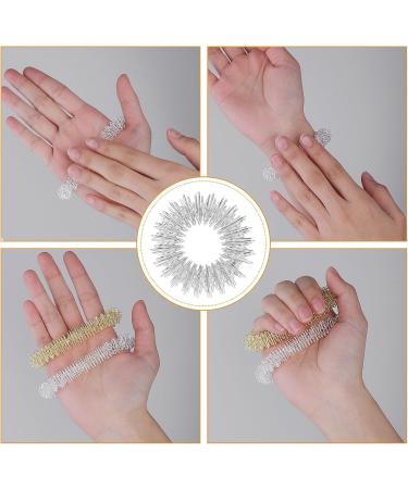 10-Piece Acupressure Ring Set - Stress Relief Finger & Wrist Massage Rings for Adults | Anti-Stress Acupressure & Toe Massage - Buy Online on GoSupps.com